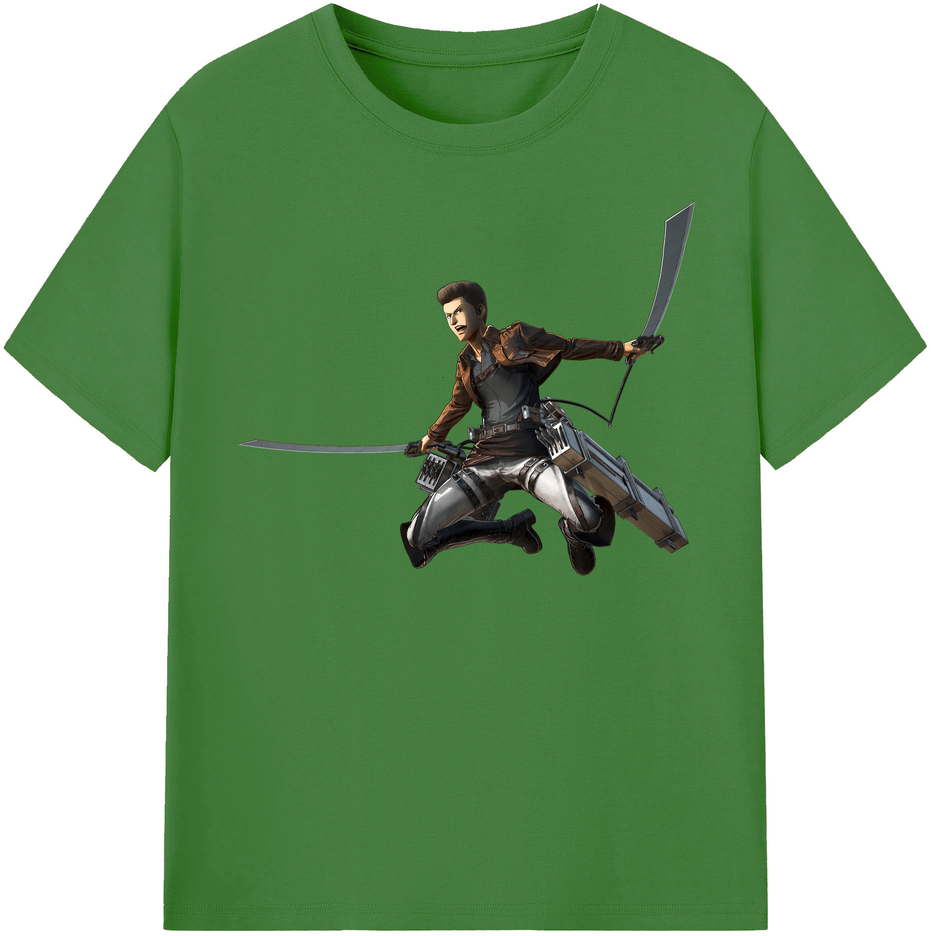 （画像用） 進撃の巨人 Attack on Titan レディースカジュアルプリントTシャツ（綿100％）